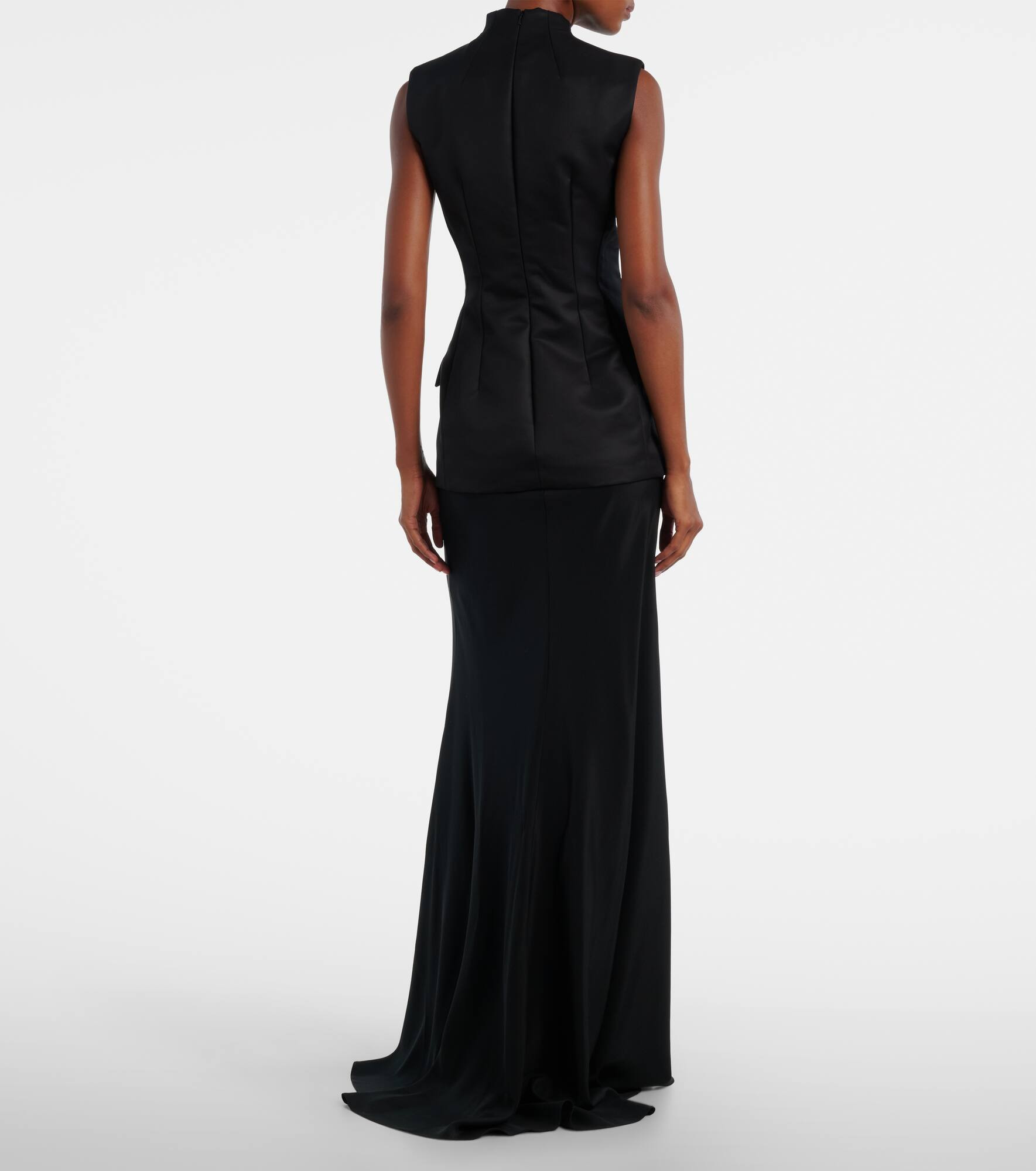 Cilen cotton-blend gown - 3