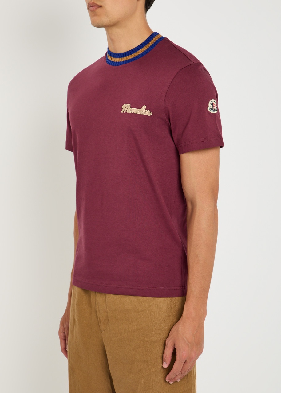 Moncler Logo-embroidered Cotton T-shirt - 2