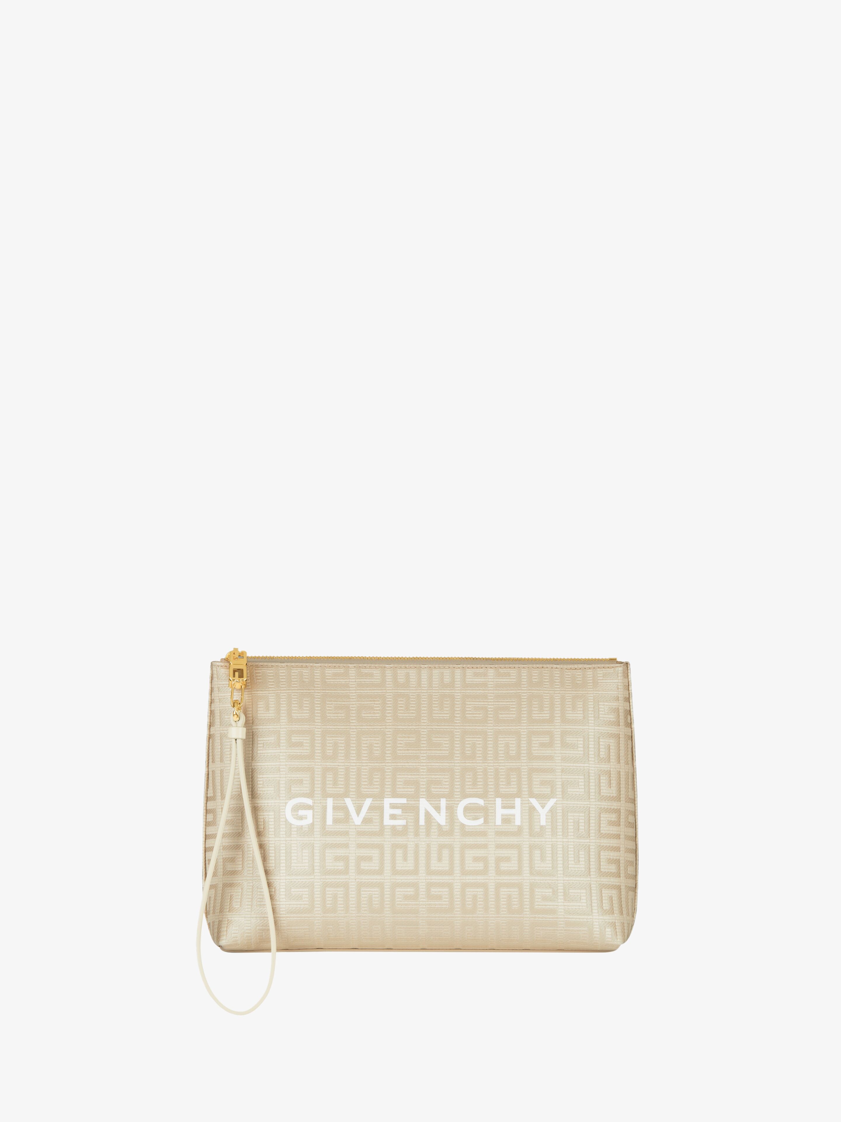 GIVENCHY TRAVEL POUCH IN 4G COATED CANVAS - 1