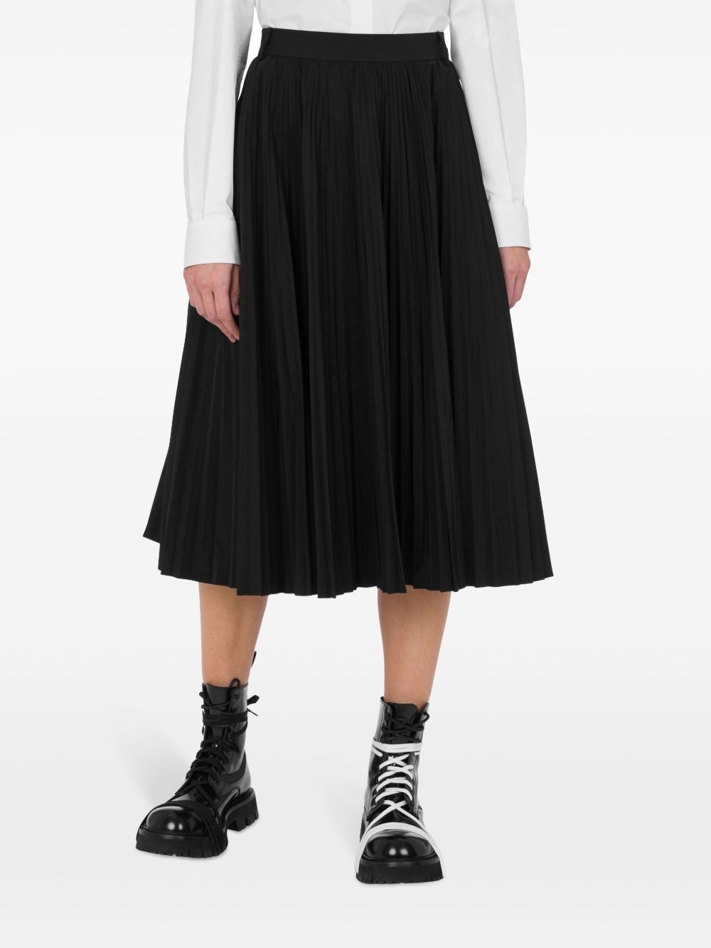pleated midi skirt - 2