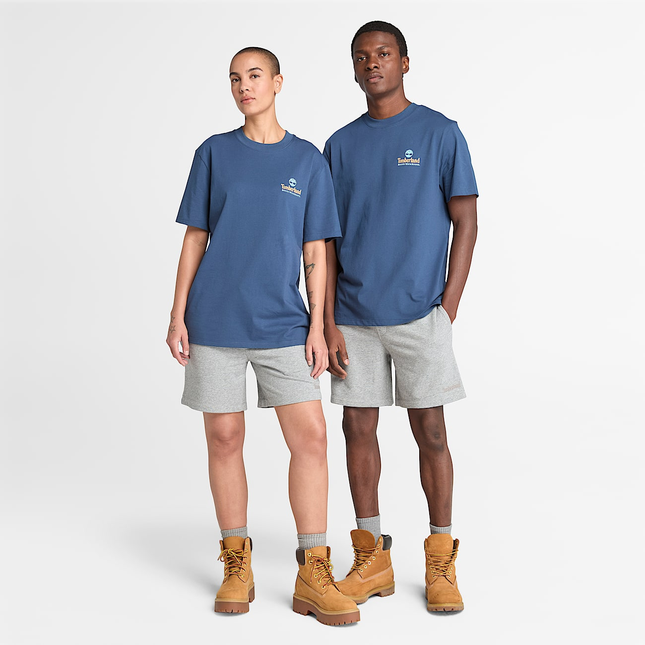 Illustrated Tree Logo Back Graphic T-Shirt - 3