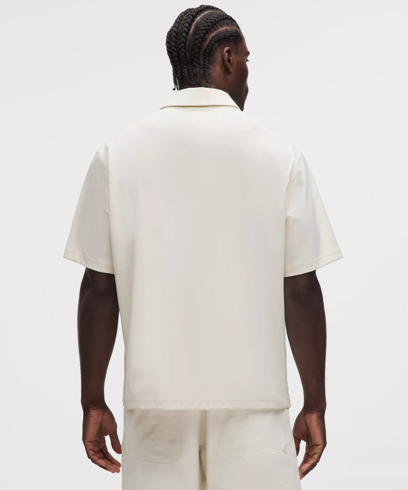 Daydrift Oversized Zip-Neck Polo Shirt 3