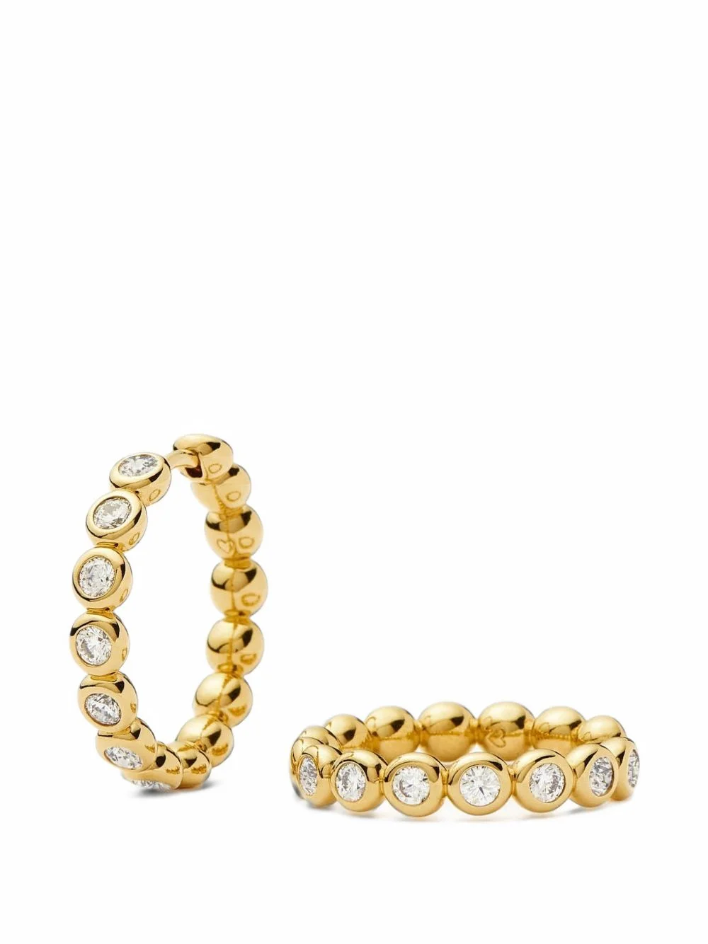 Tennis Classic hoop earrings - 1