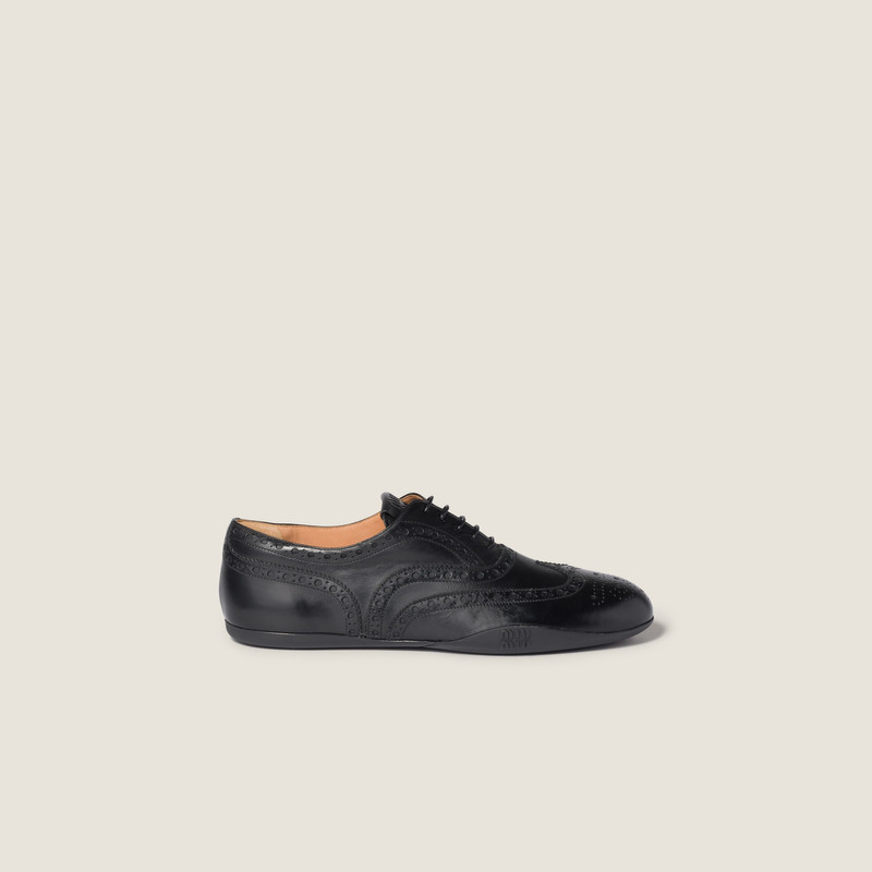 Calf leather brogue shoes 2