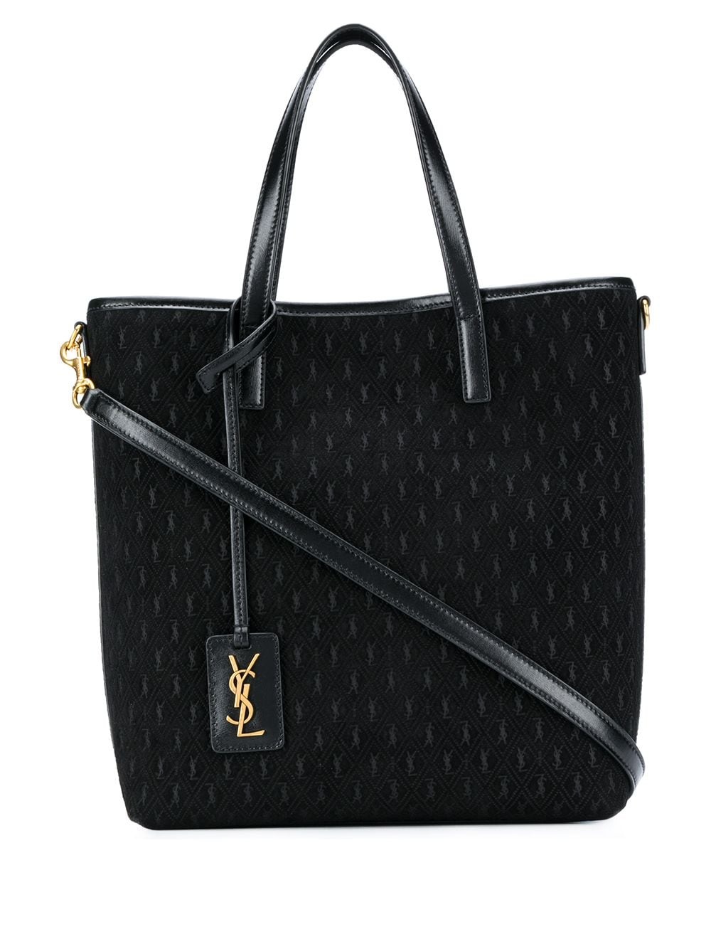 all-over monogram tote - 1