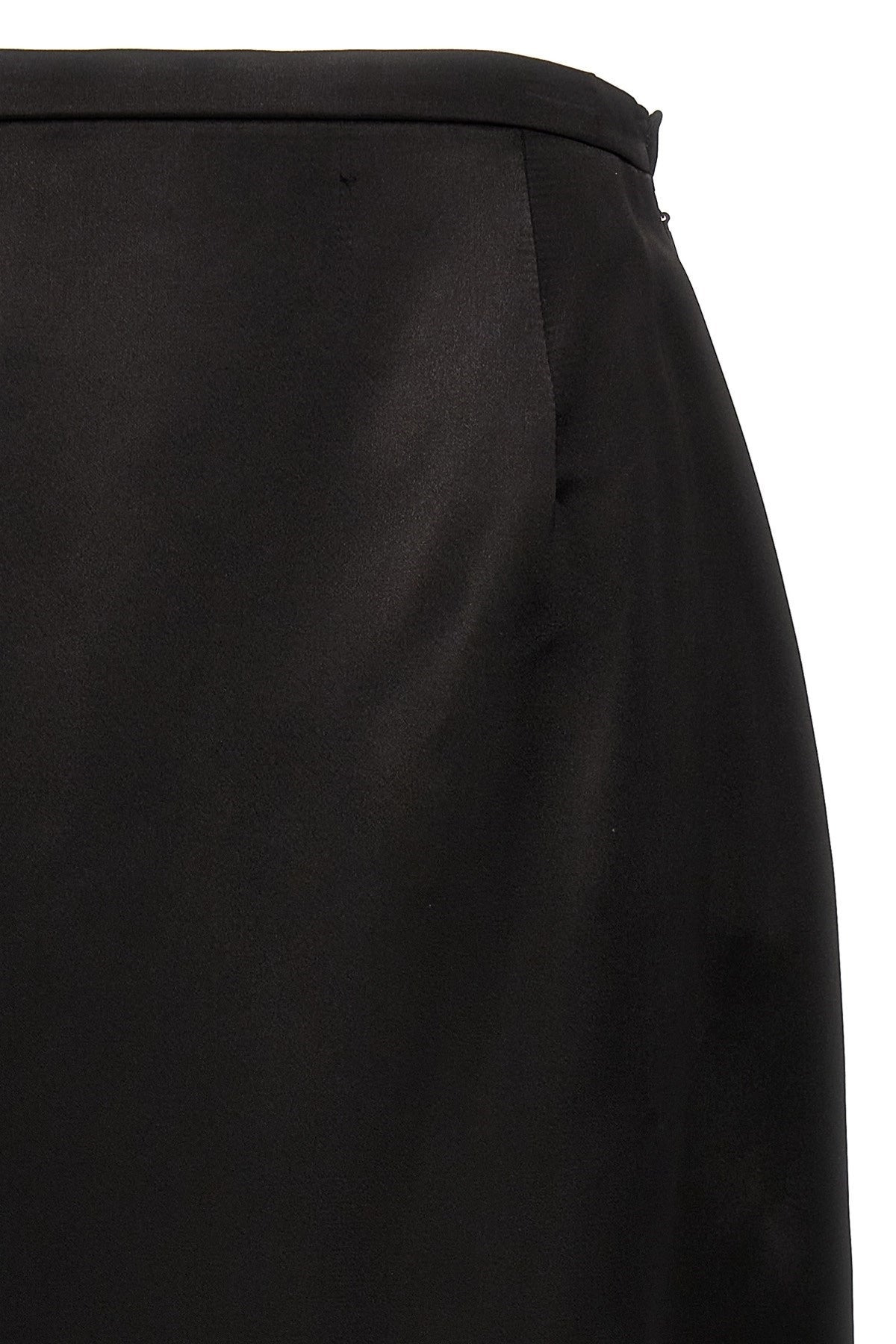 Saint Laurent Women Satin Skirt - 4