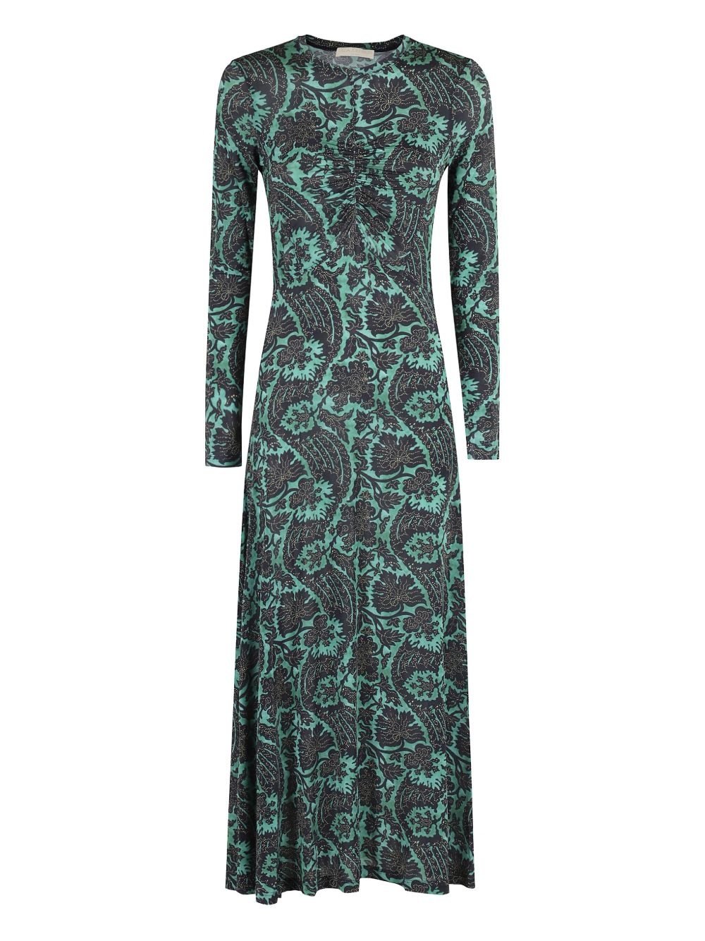 Naia printed long-sleeve maxi dress - 1