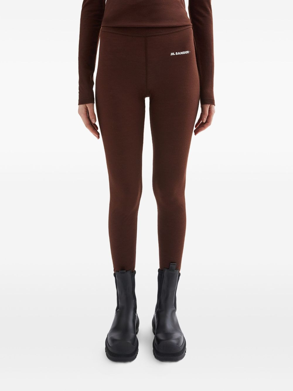 logo-print leggings - 3