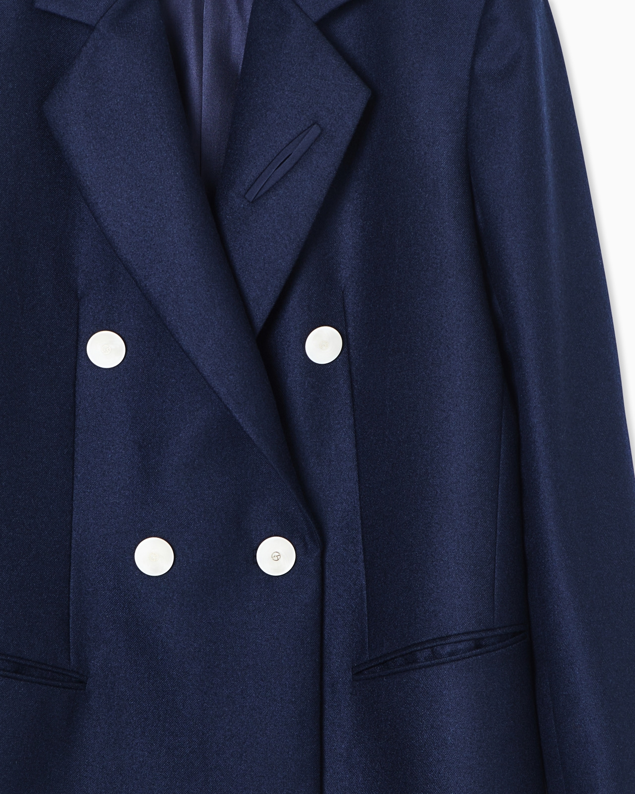 CASHMERE FLANNEL DOUBLE-BREASTED JACKET - 4