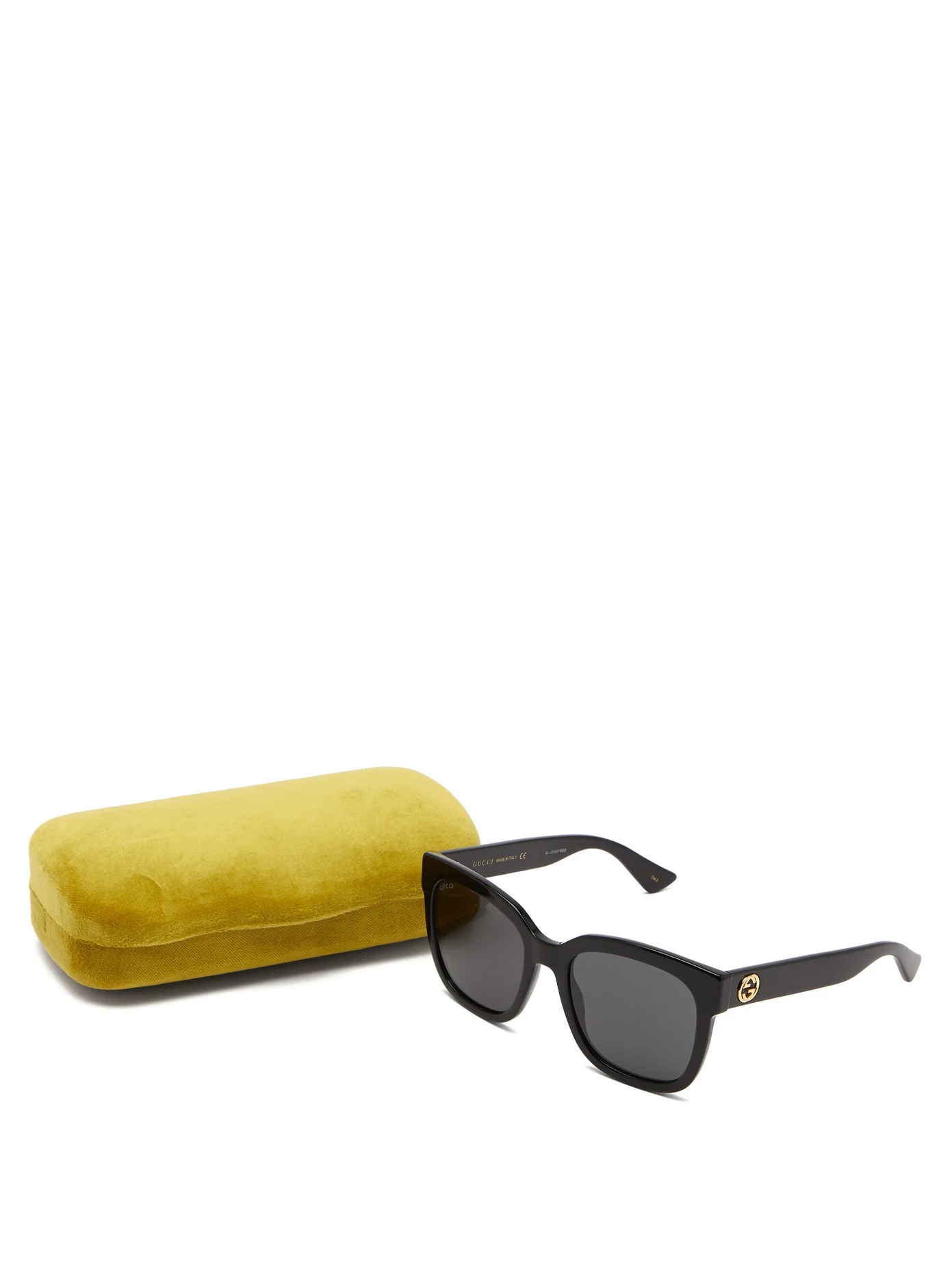 GG square acetate sunglasses - 4