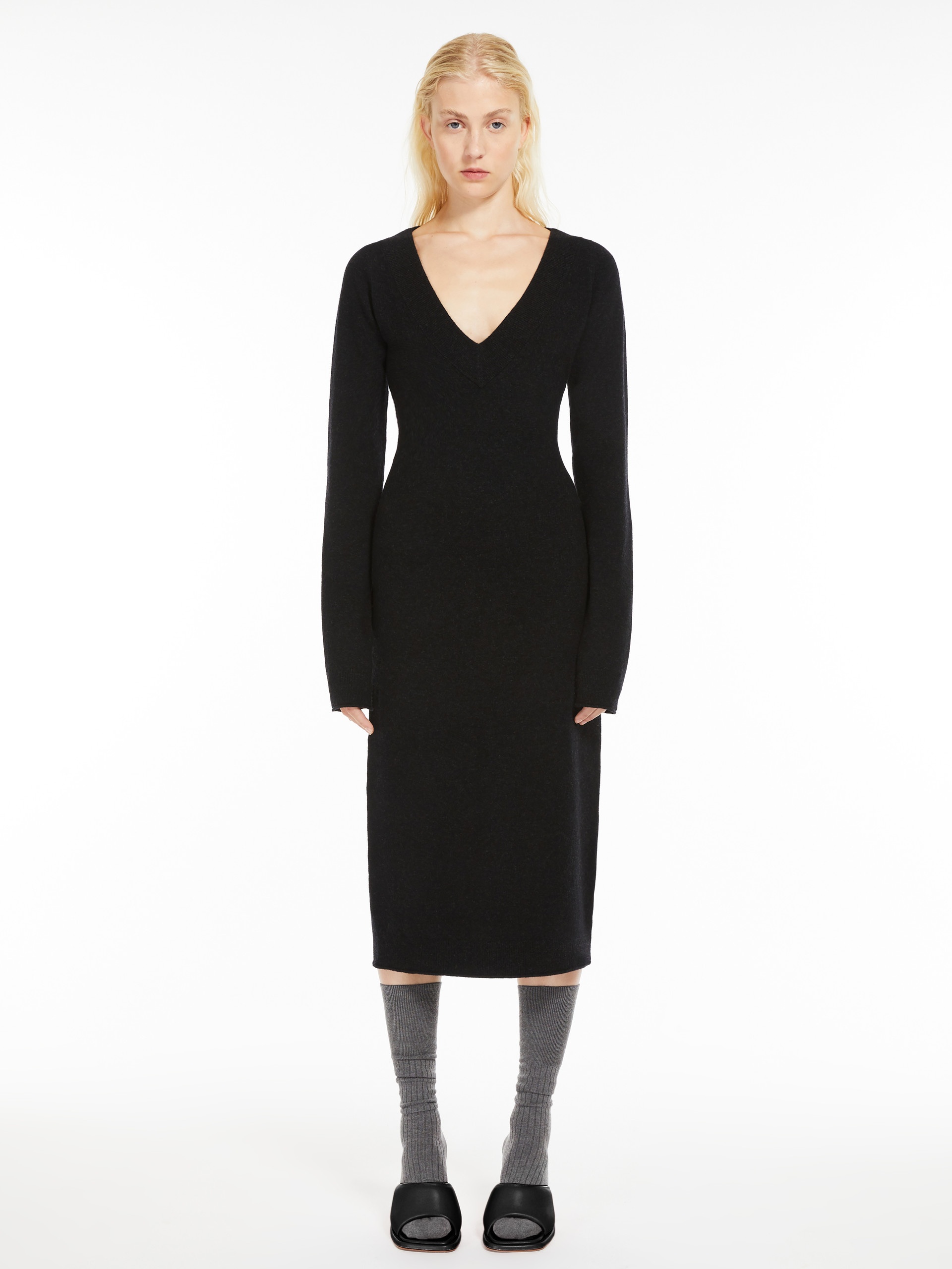 パーティードレス SPORTMAX ANGIZIA - Cashmere blend knit dress Sportmax ANGIZIA Cashmere blend-knit dress | maxmara