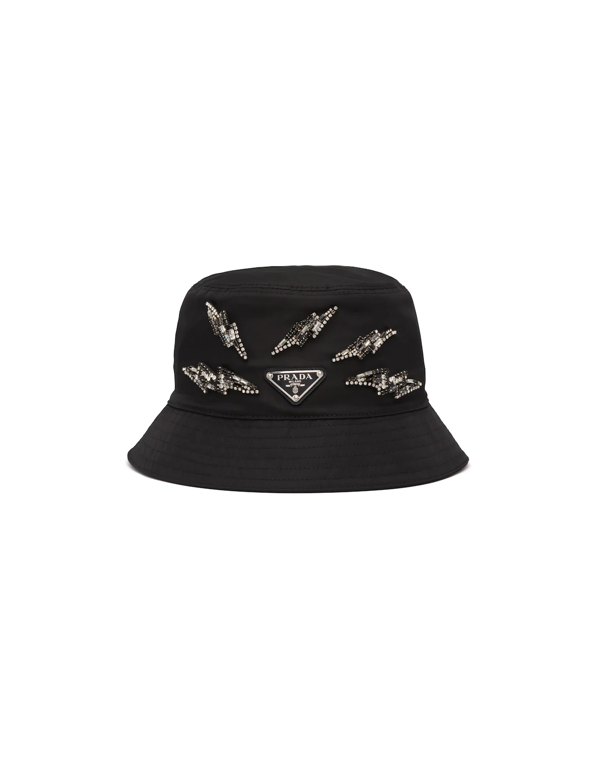 Embellished nylon hat - 1