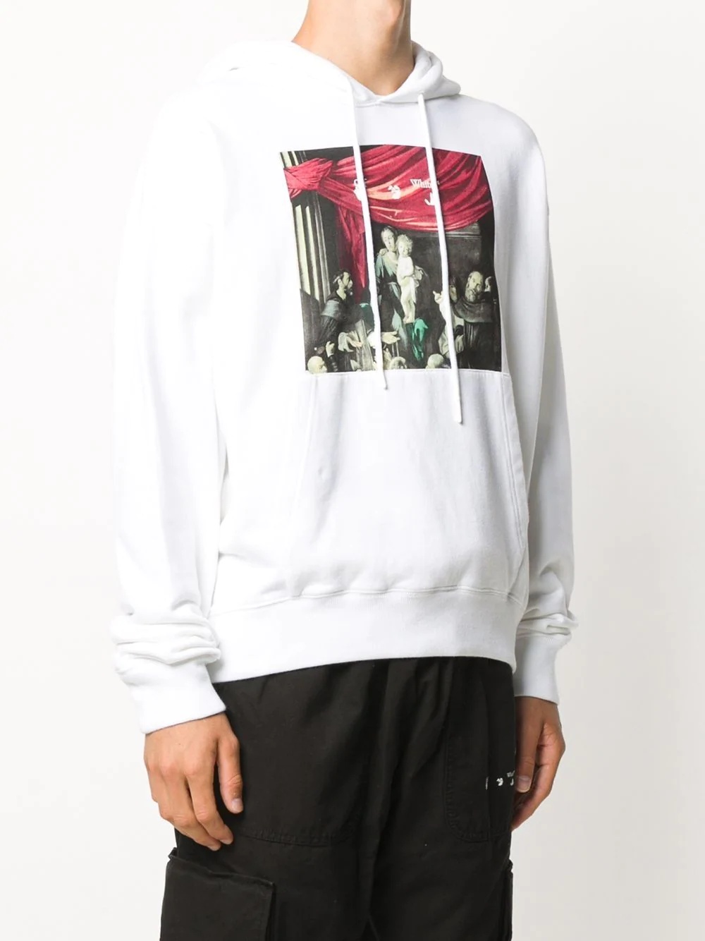 Caravaggio print hoodie - 3