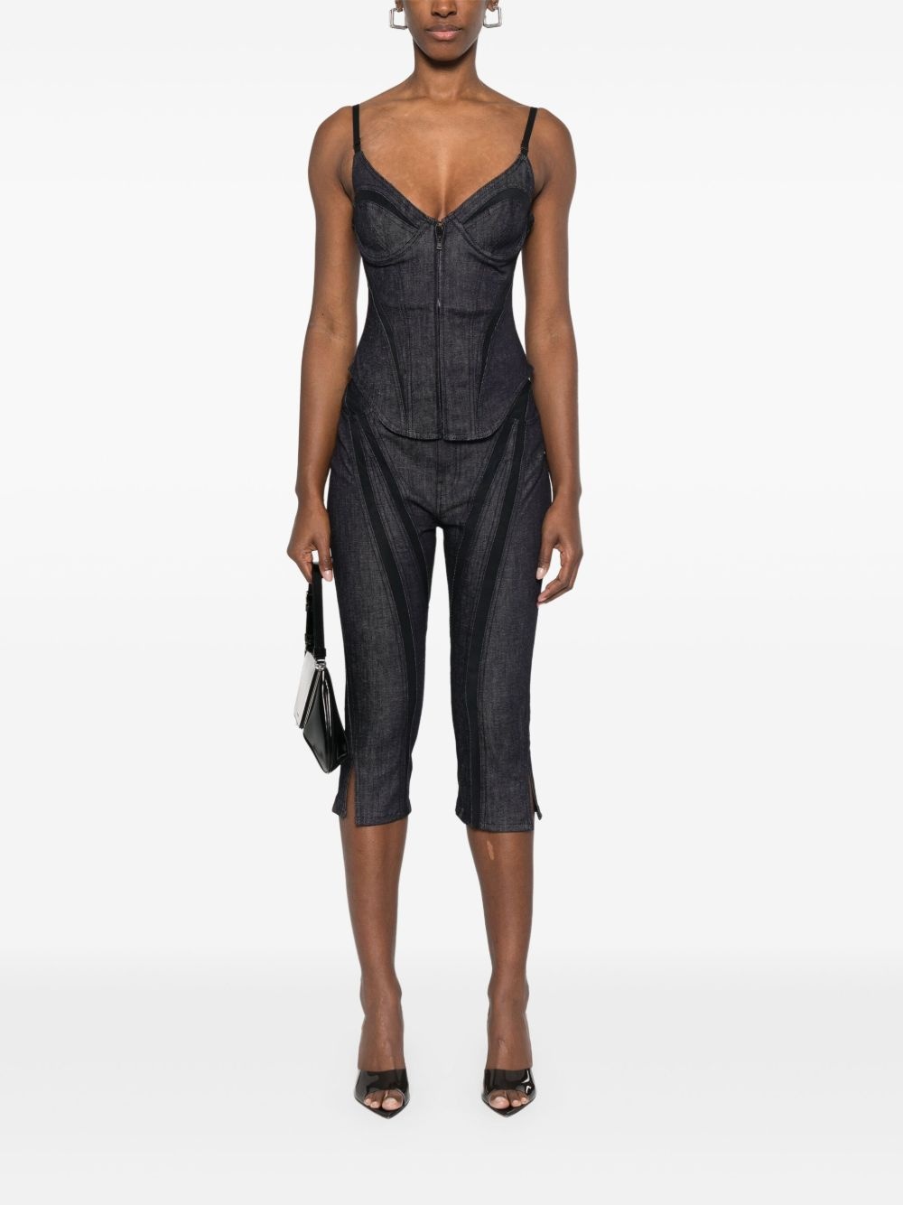 denim corset - 2