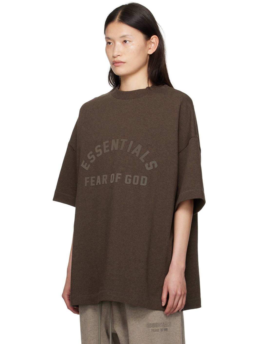 Brown Bonded T-Shirt - 4