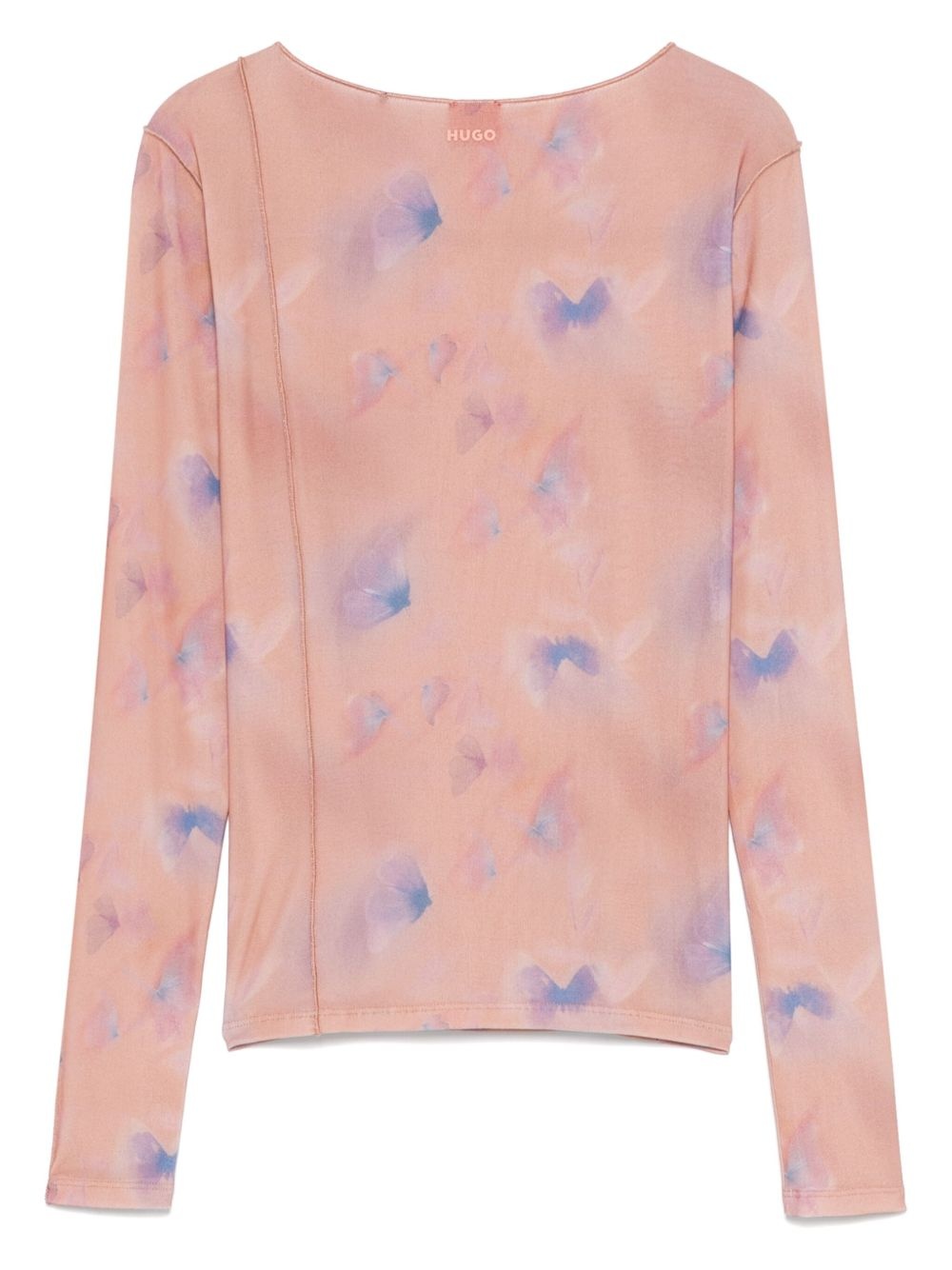 butterfly-print top - 2