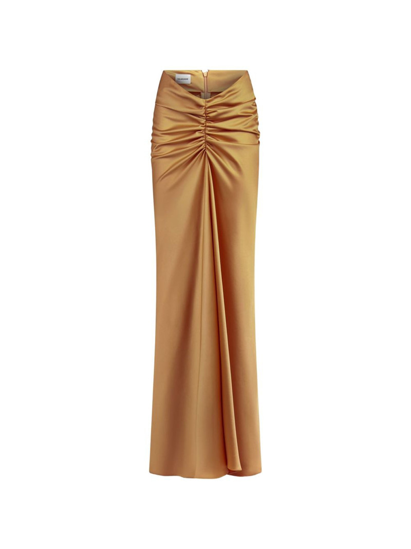 Iris gathered draped maxi skirt 1