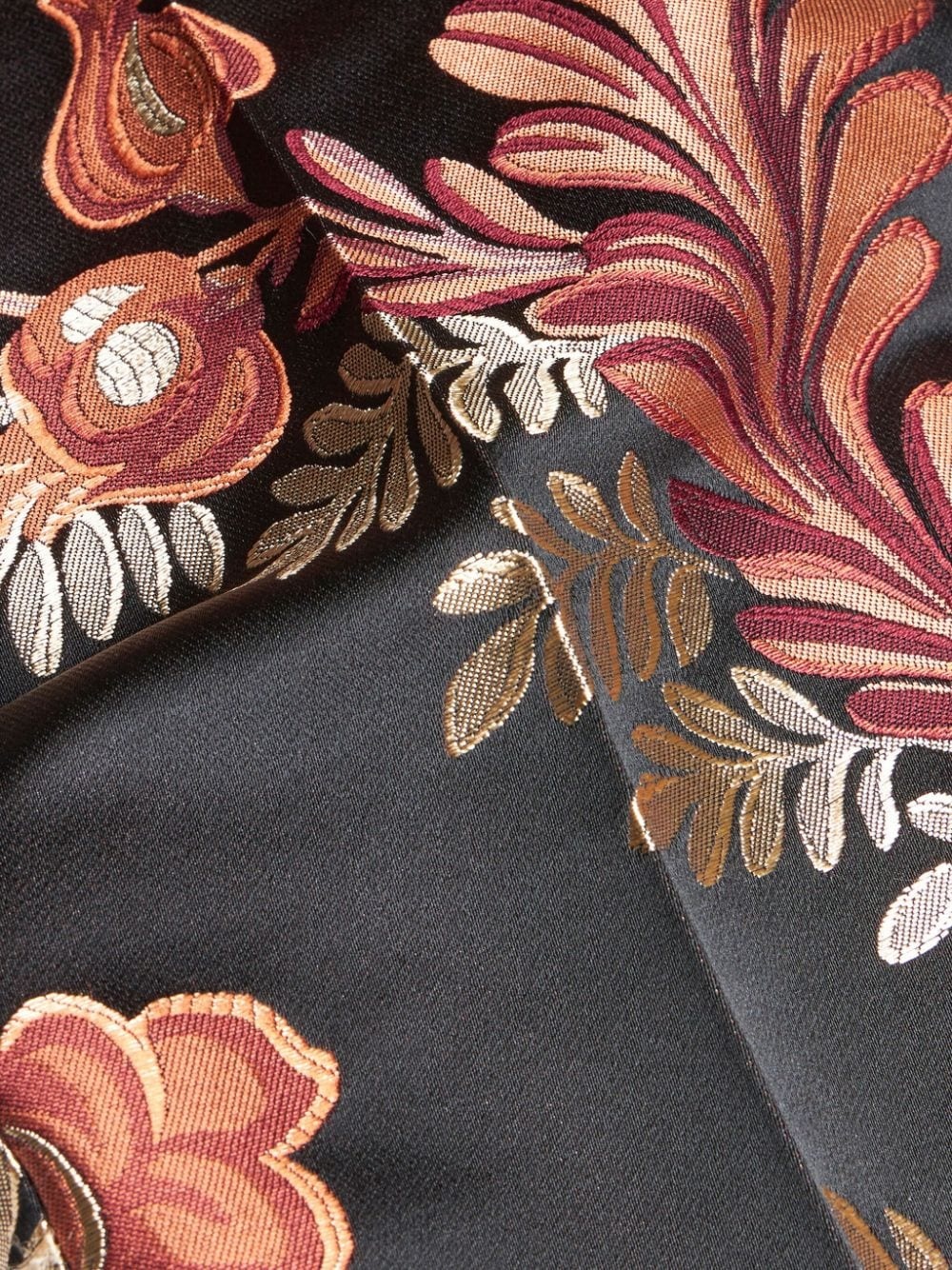 jacquard tapered trousers - 7