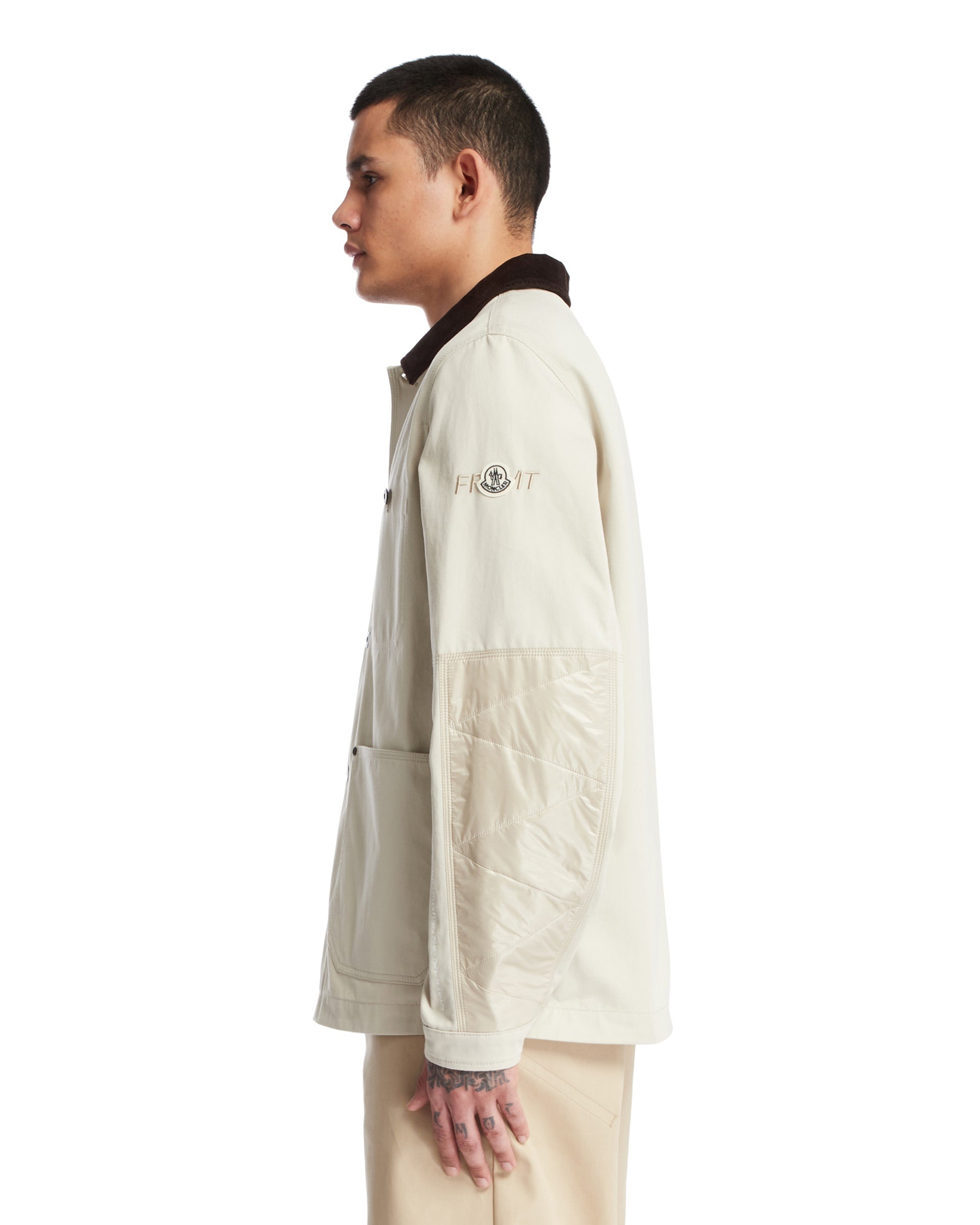 Moncler Genius x FRGMT Beige Cotton Jacket - 5
