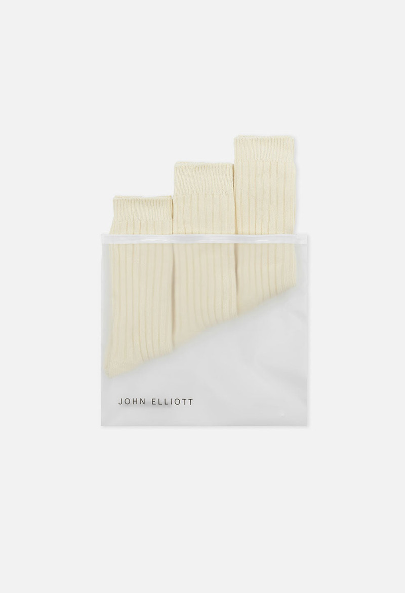 FOUNDATION 3 PACK COTTON CREW SOCKS 1