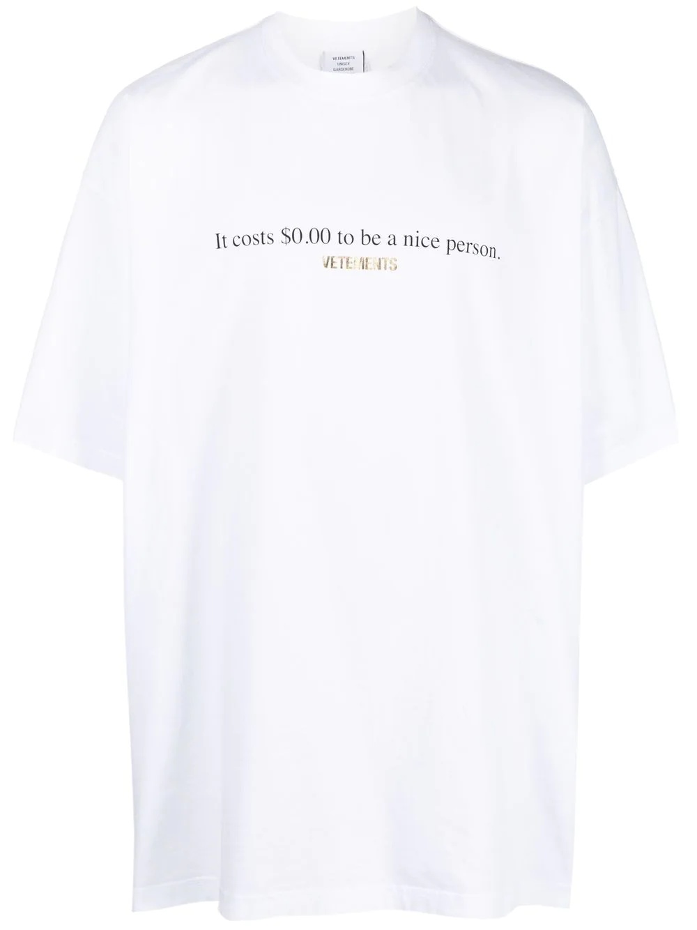 slogan-print T-shirt - 1