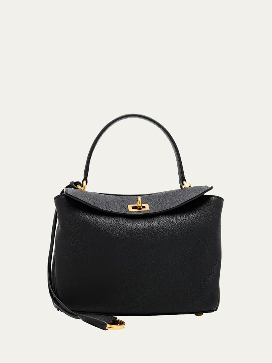 Rodeo Mini Grained Leather Top-Handle Bag - 1