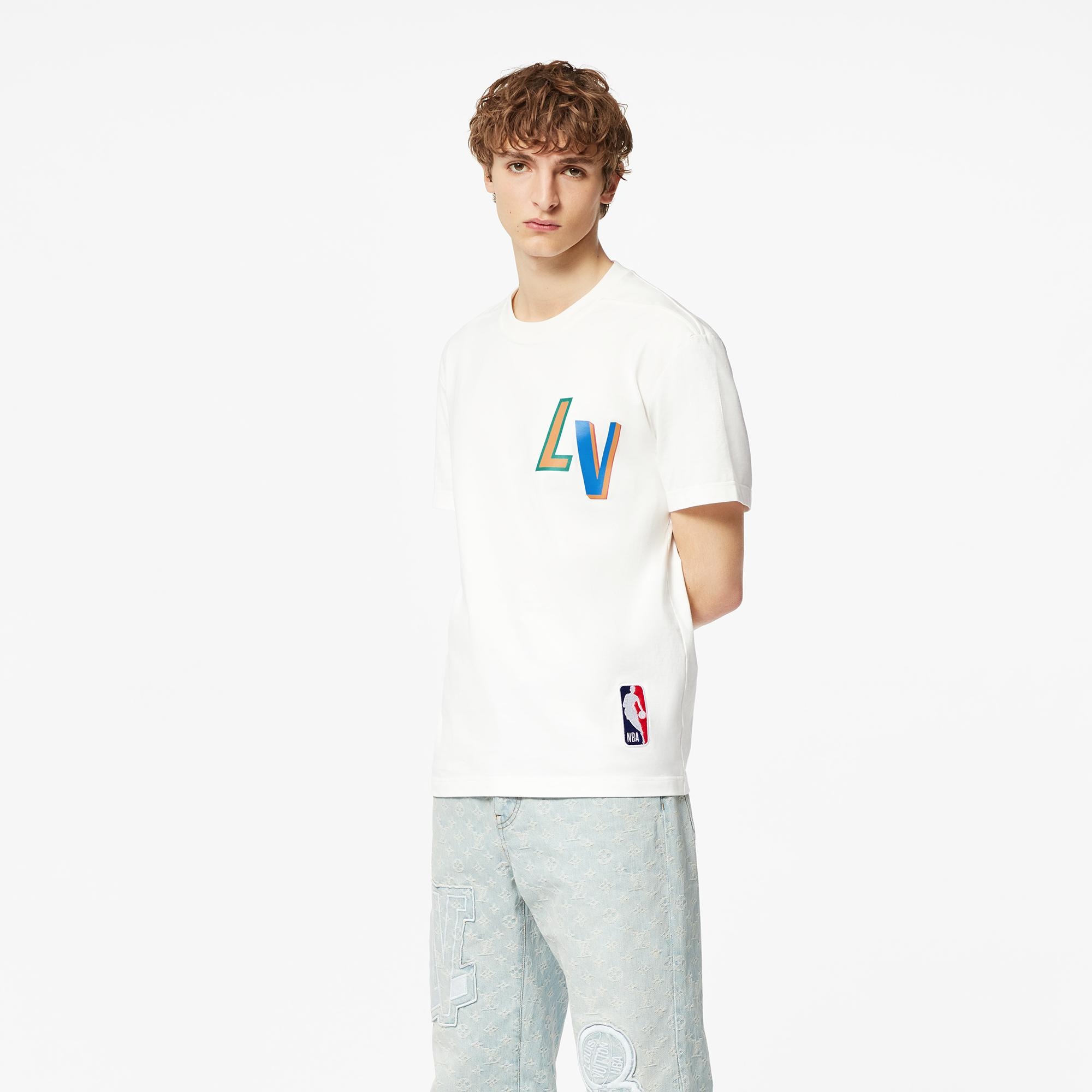 LVxNBA Front-and-Back Letters Print T-Shirt - 3