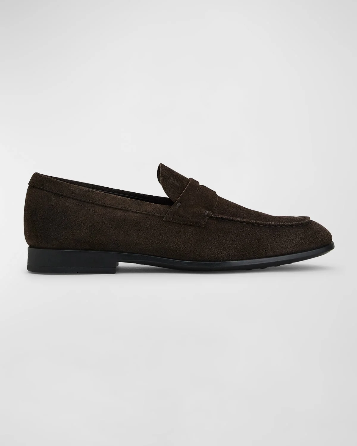 Men's Moccasino Suede Penny Loafers - 1