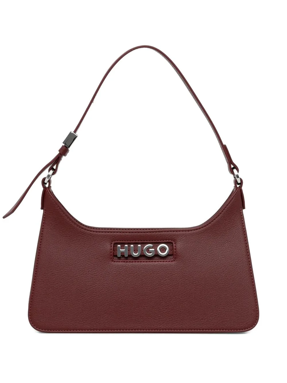 logo-plaque shoulder bag - 1