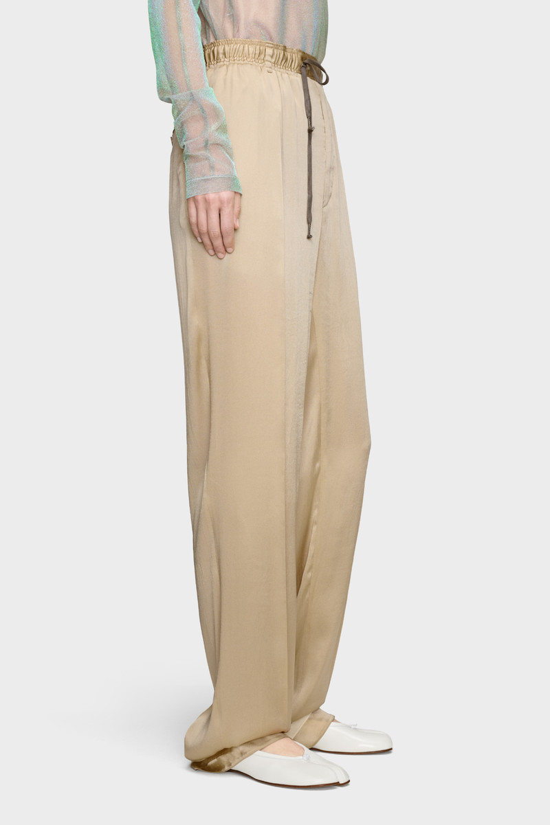 Satin Drawstring Trousers 3