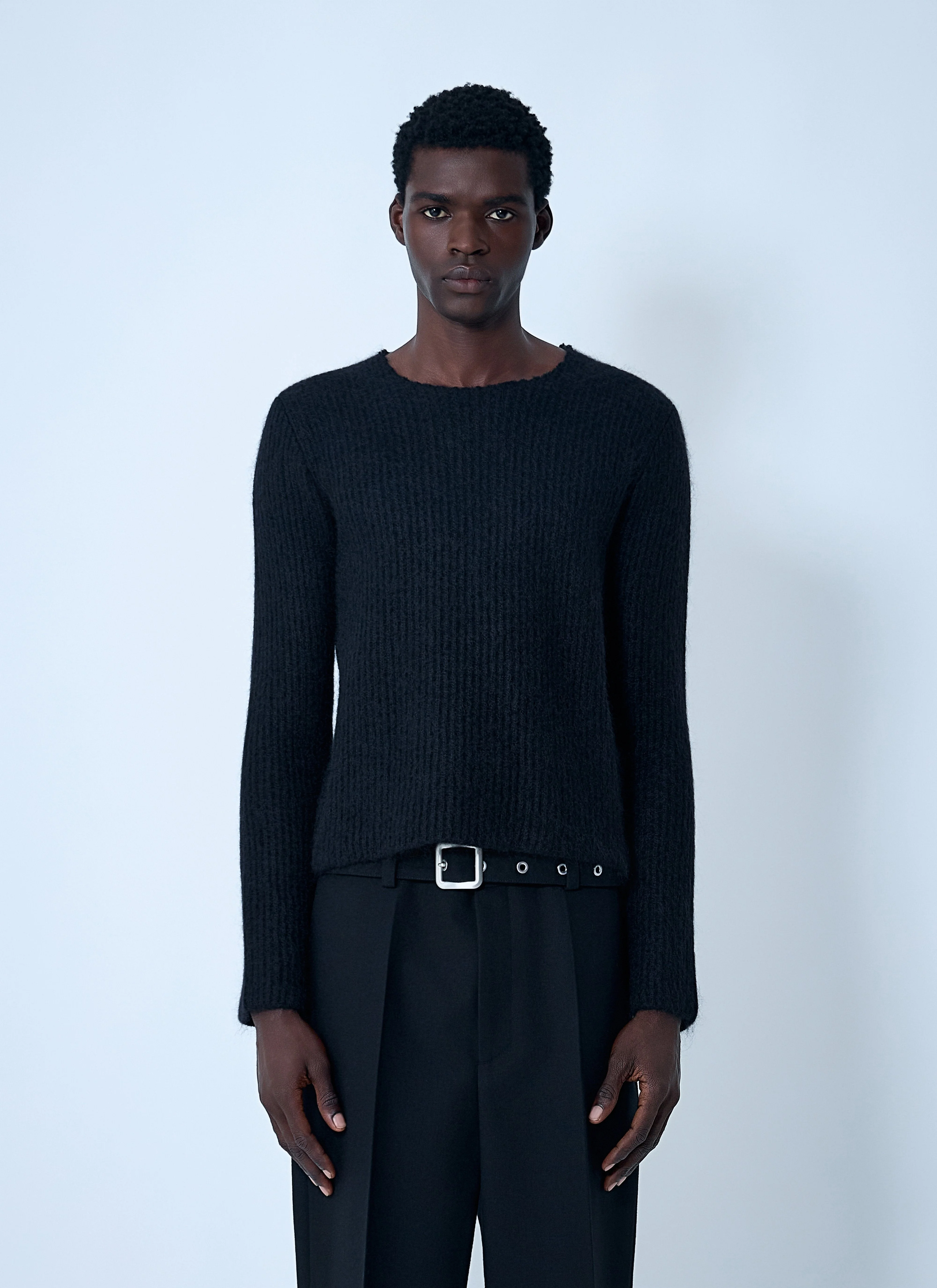 Jil Sander Men Ribbed Sweater - 1