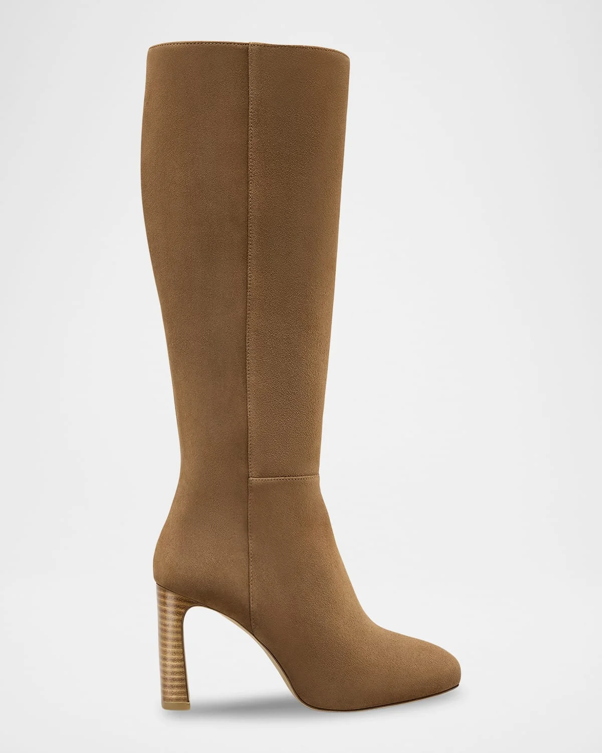 90mm Babette Suede Knee-High Platform Boots - 1