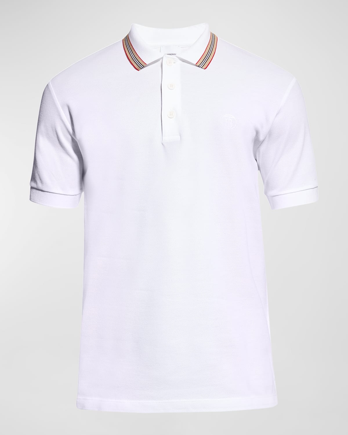 Men's Pierson Check Trim Polo Shirt - 3