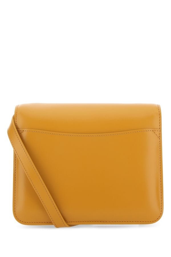 【送料&関税込】ChloAC Mustard Leather Kattie Clutch 送料&関税込】ChloAC Mustard Leather Kattie Clutch