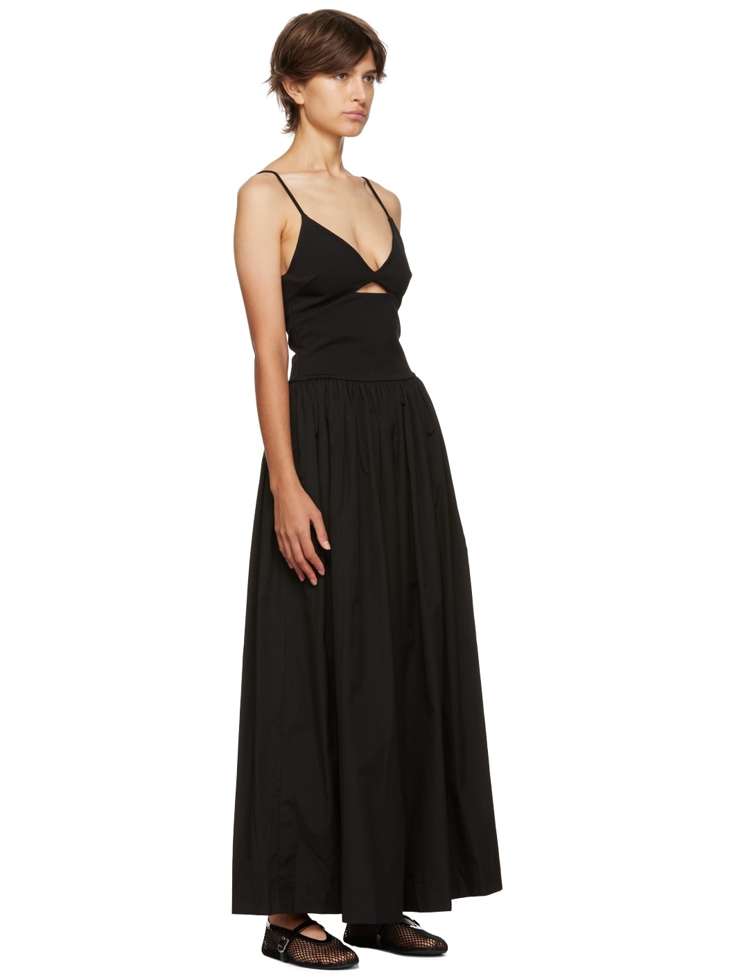 Black Tri Knit Maxi Dress - 2