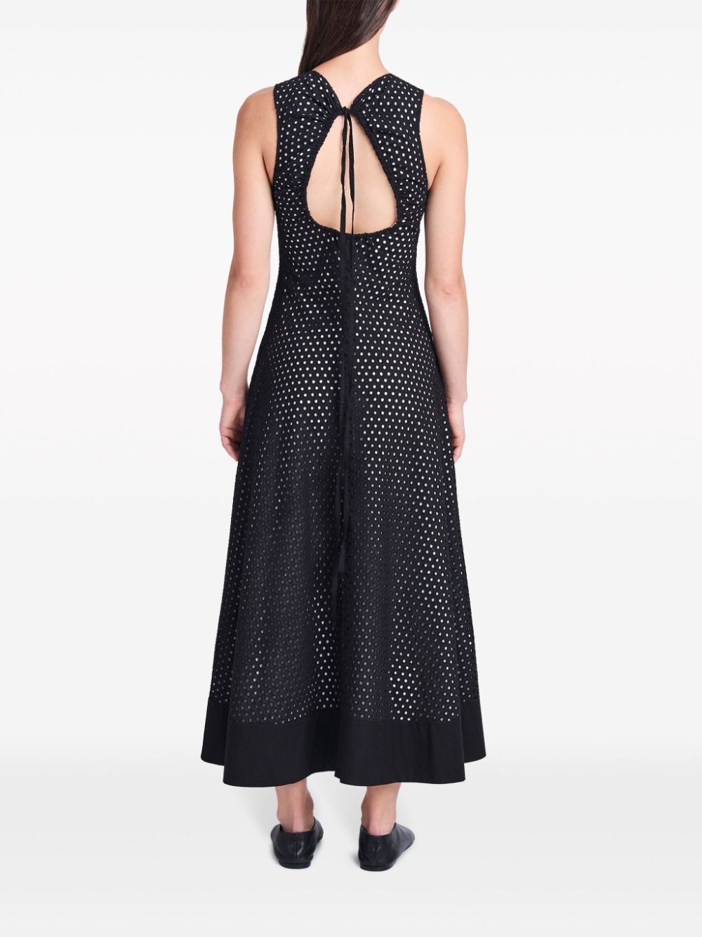 Juno broderie anglaise midi dress - 4