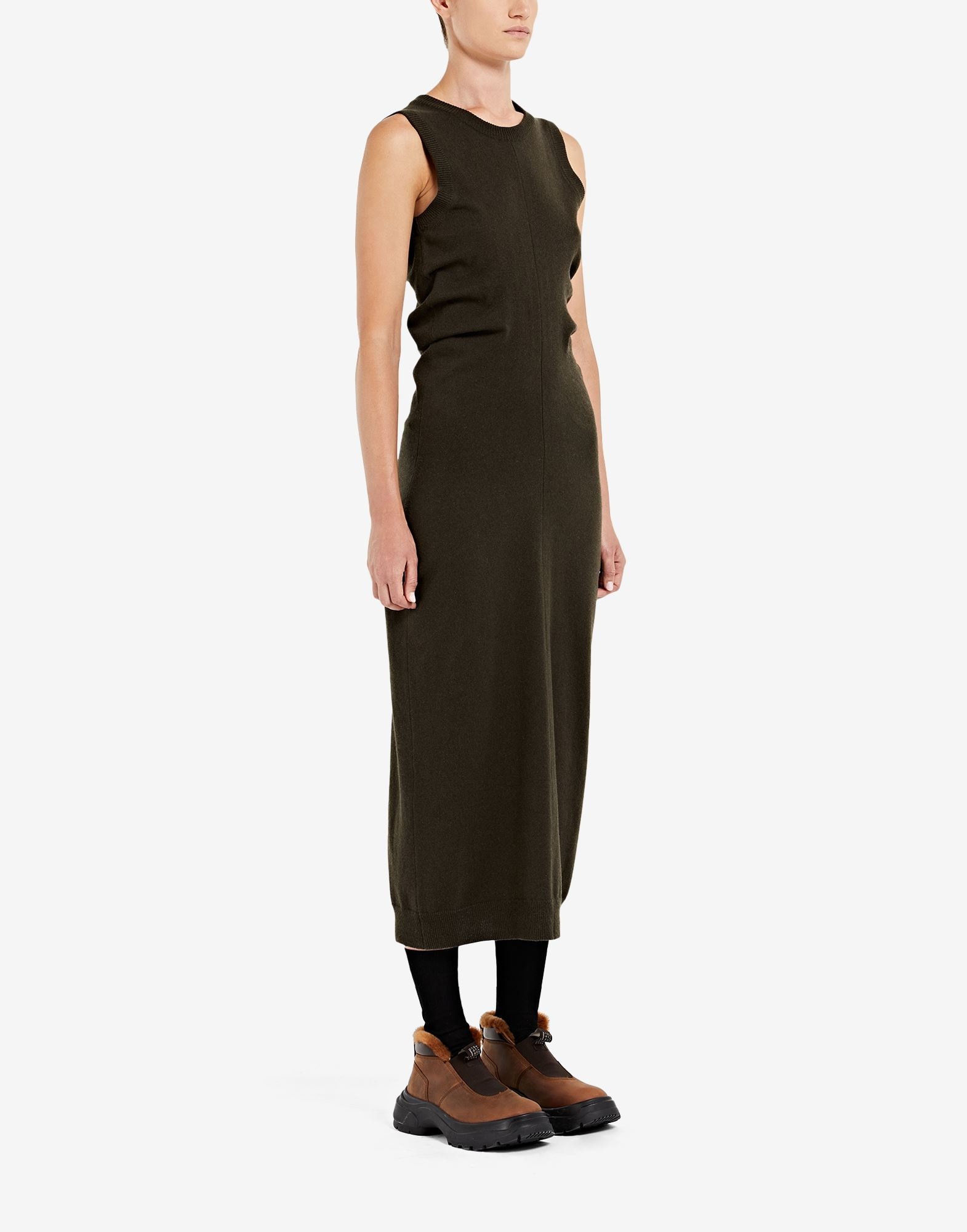 Sleeveless Knit Dress - 3