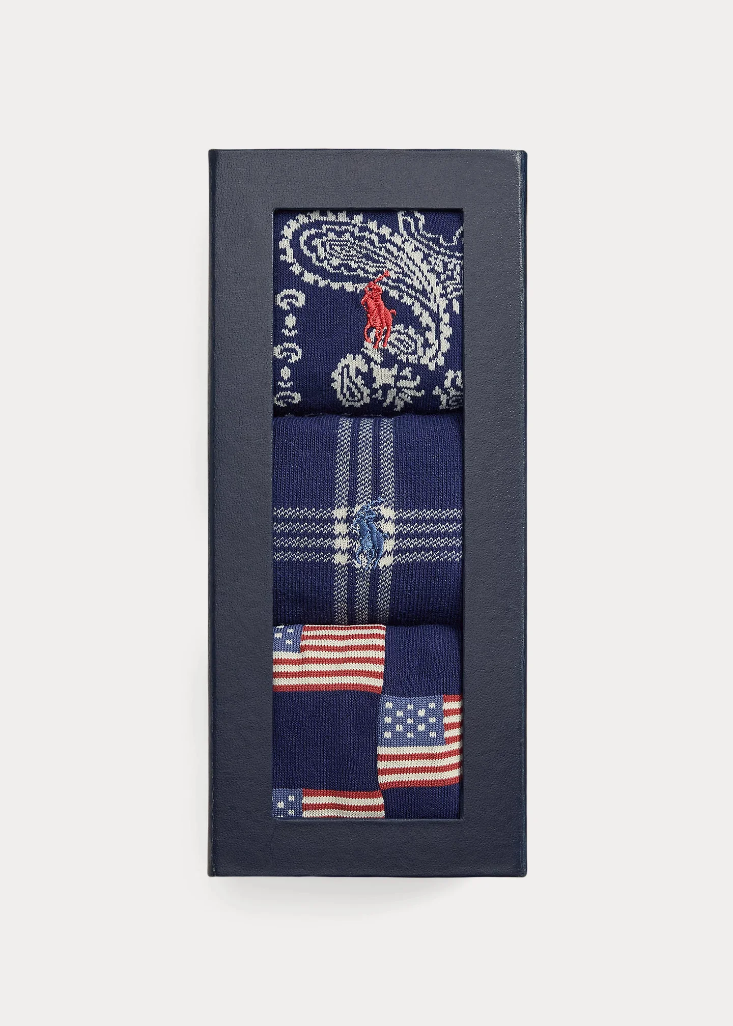 Flag & Bandanna 3-Sock Gift Set - 1