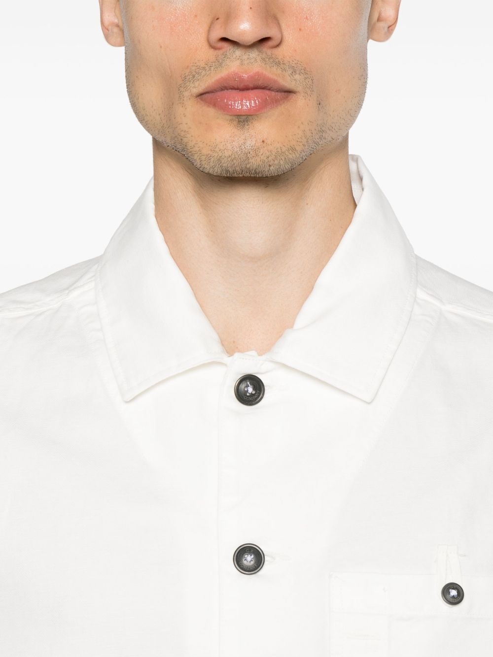 Lens-detailed overshirt - 5