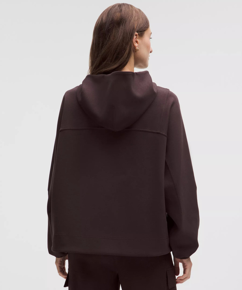 Cotton-Blend Double-Knit Oversized Hoodie 3