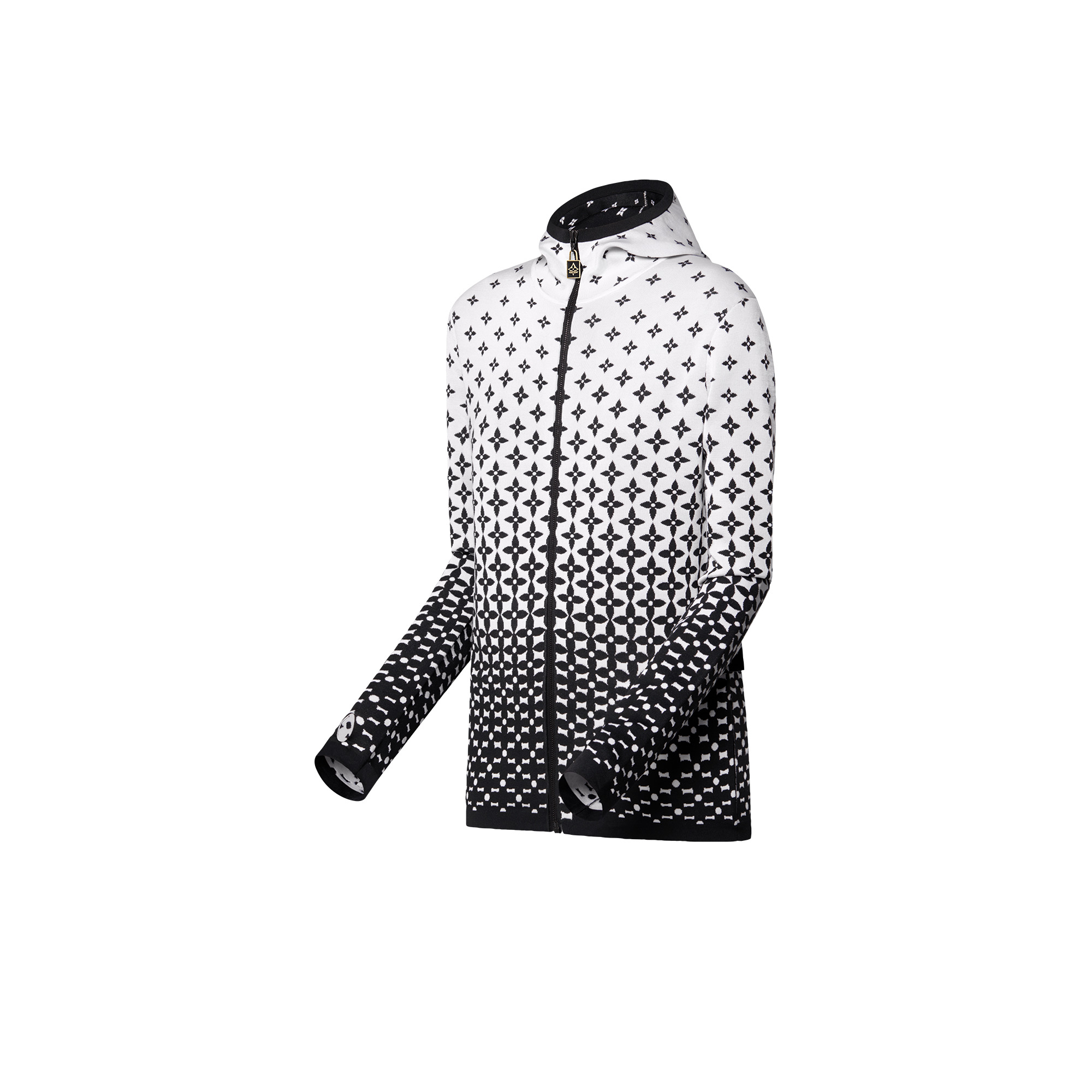 Ombré Monogram Silk Knit Jacket - 2