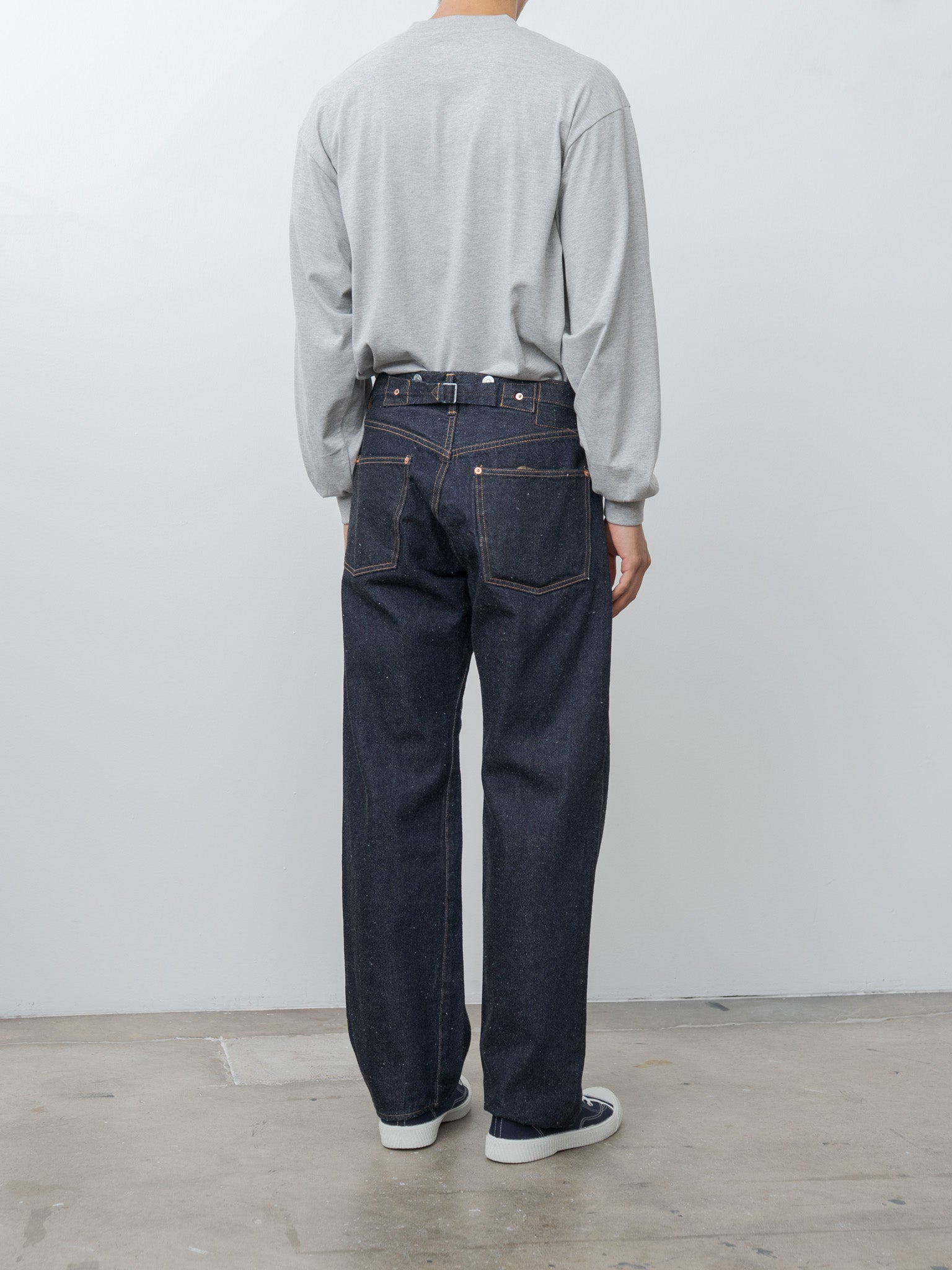 1930 Straight Denim Pants - Indigo One Wash - 3