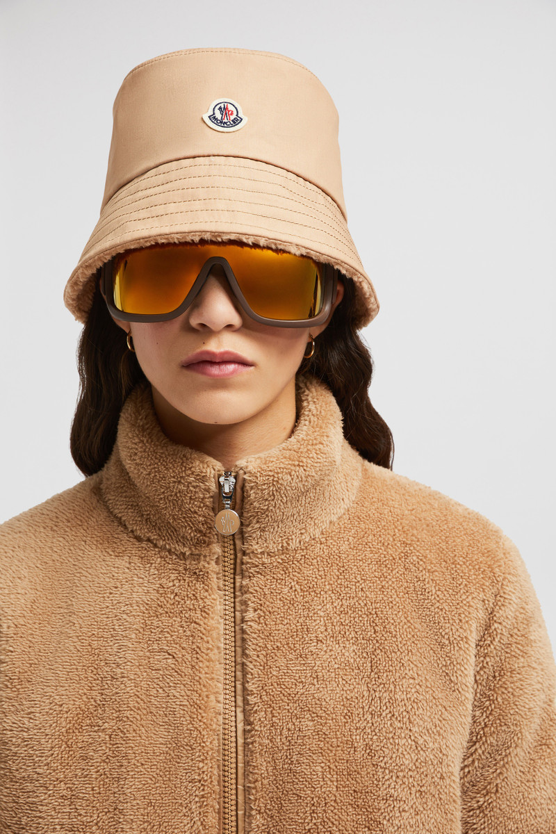 Moncler Reversible Cotton & Teddy Bucket Hat outlook