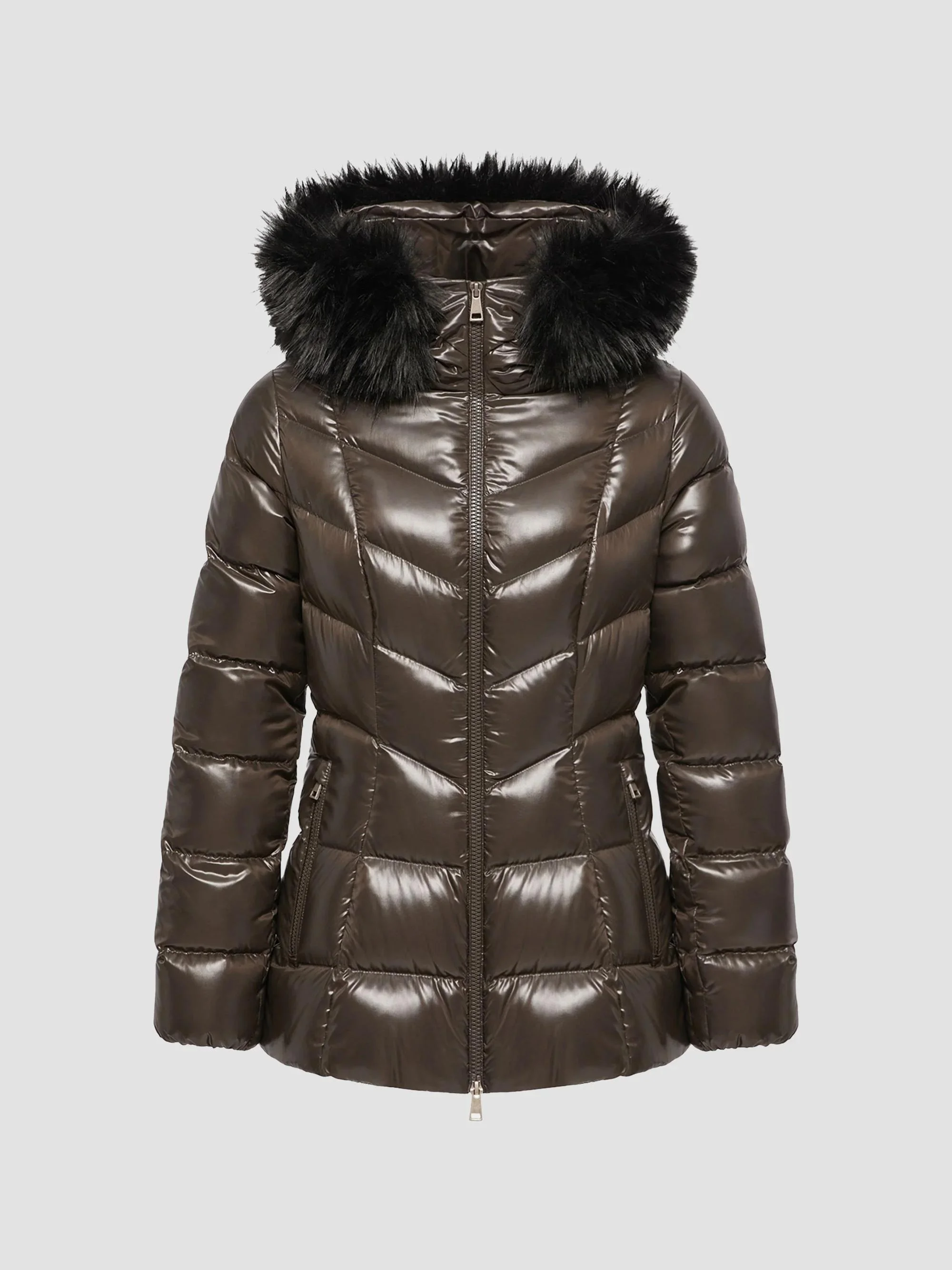 Women's Fulmar Puffer Coat - Brown - 1