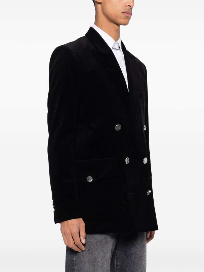 double-breasted corduroy blazer 3