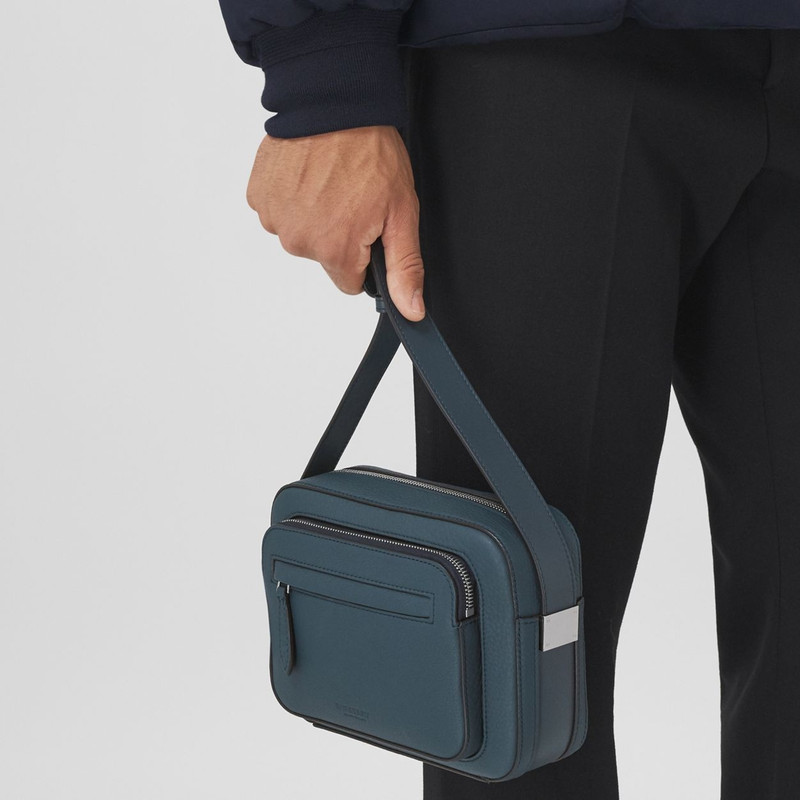 Grainy Leather Crossbody Bag 10