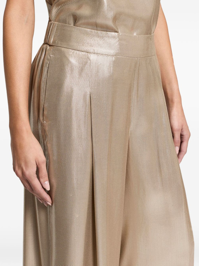 lamé twill trousers 4