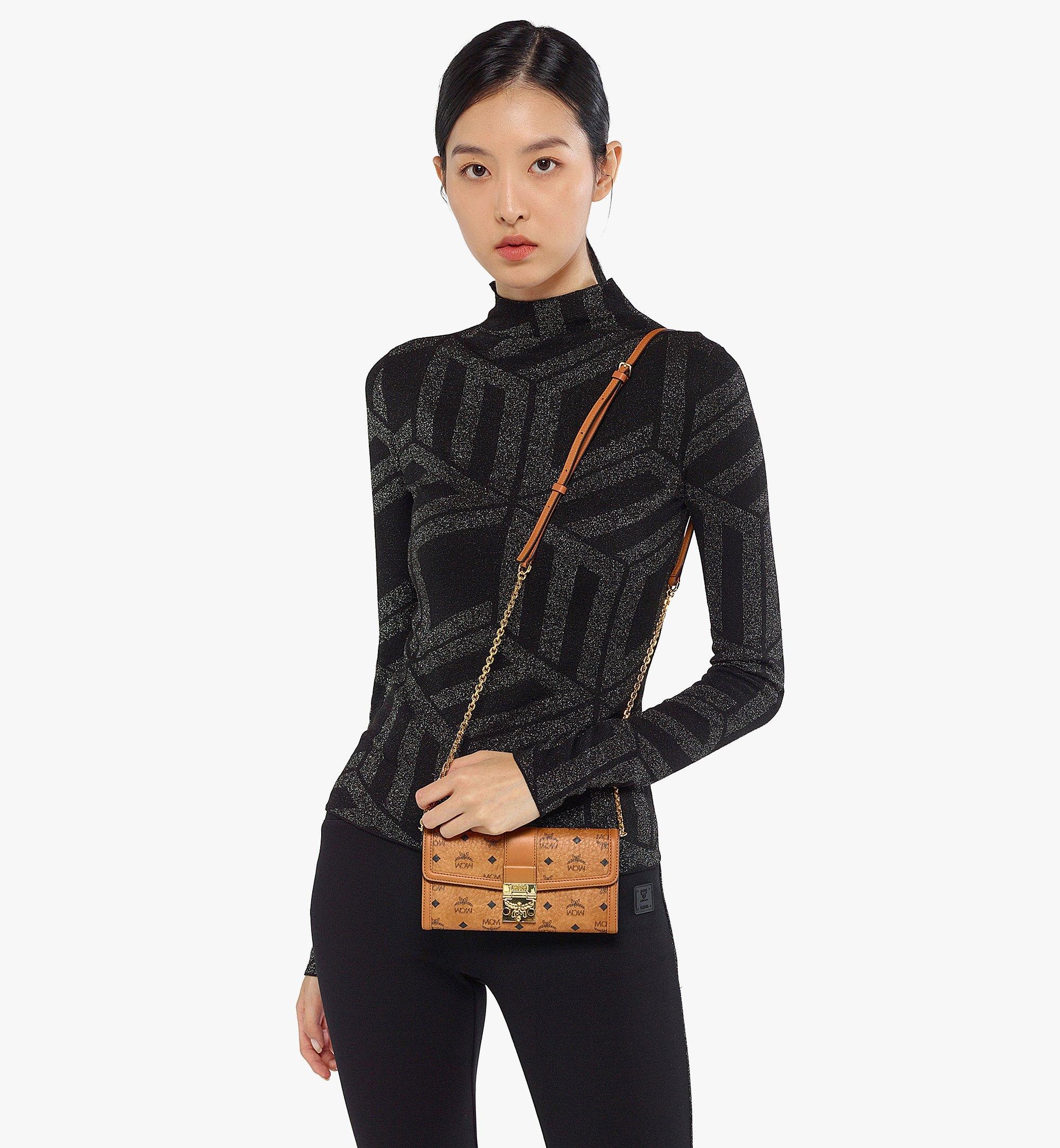 Tracy Chain Wallet in Visetos - 2