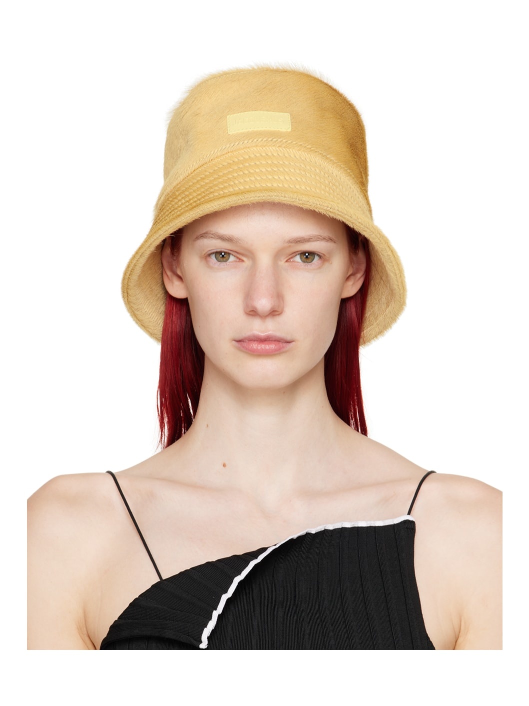 Beige Les Sculptures 'Le bob Sperone' Bucket Hat - 1