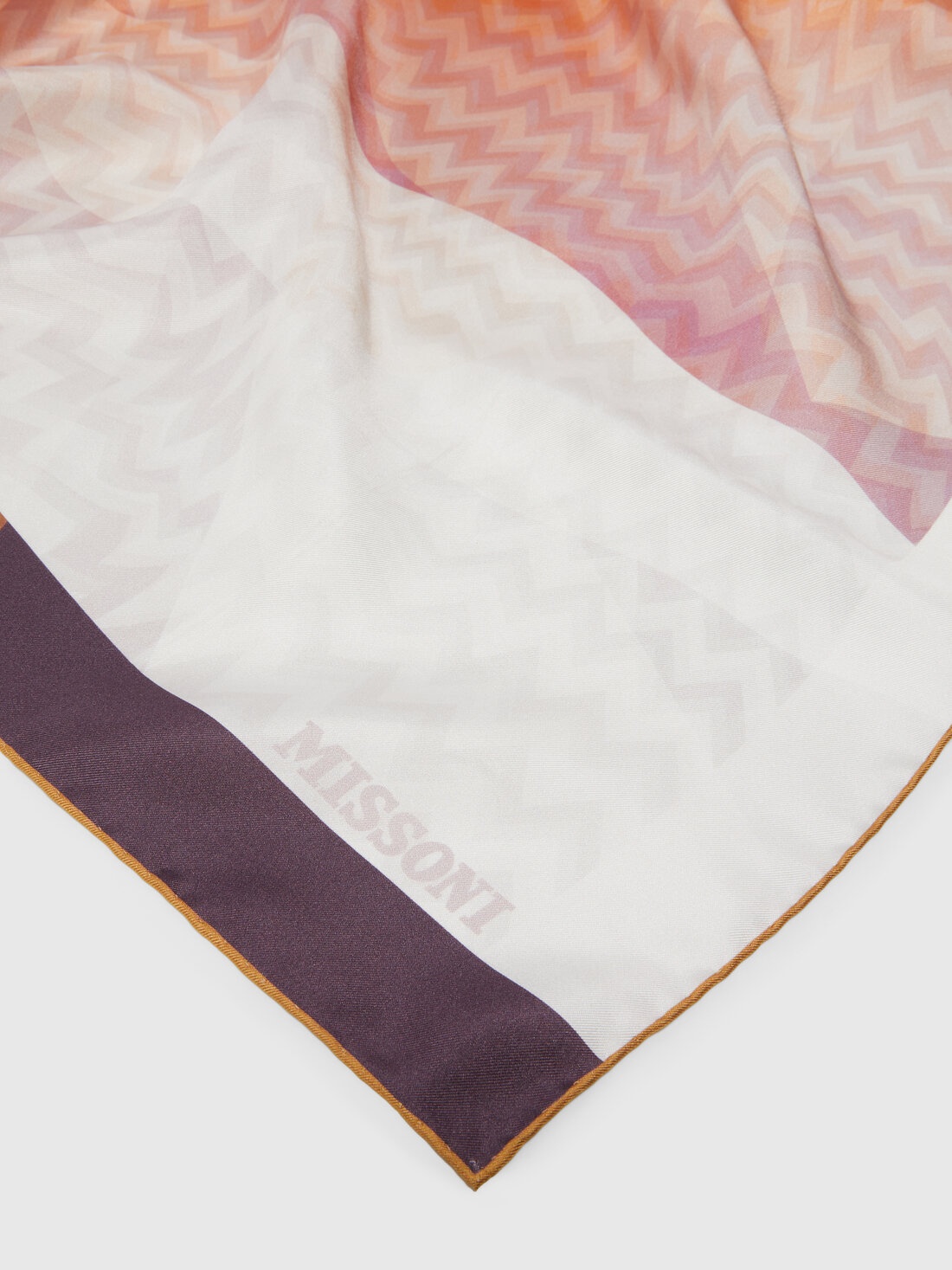 Zigzag silk scarf - 2